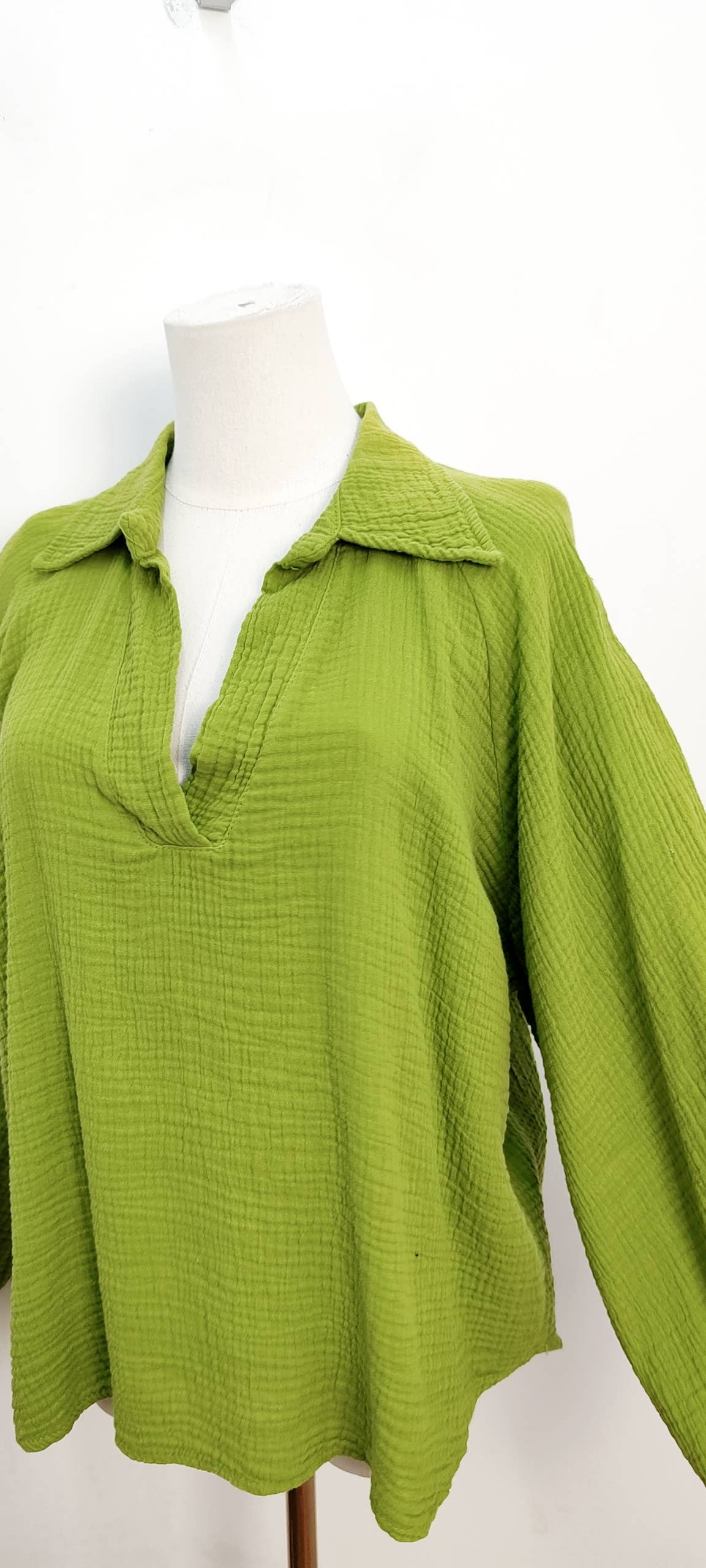 Blouse En Gaz De Coton- 11068g