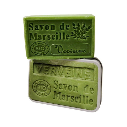 Savon de Marseille - Verveine - 125g avec sa boite métal