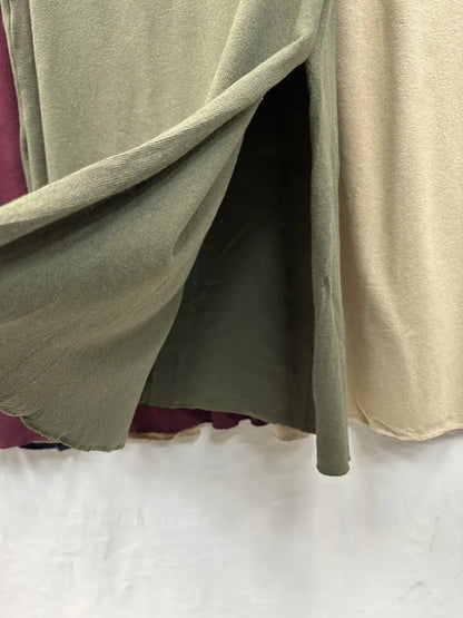 Jupe Longue Avec Fentes @6930_JuFenteUni