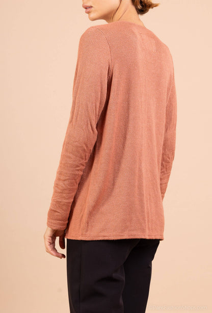 Haut Côtelée À Patchwork @92685_HMade