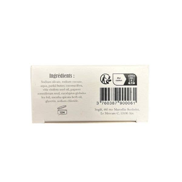 Savon soin du corps exfoliant à l'huile de pépin de raisins