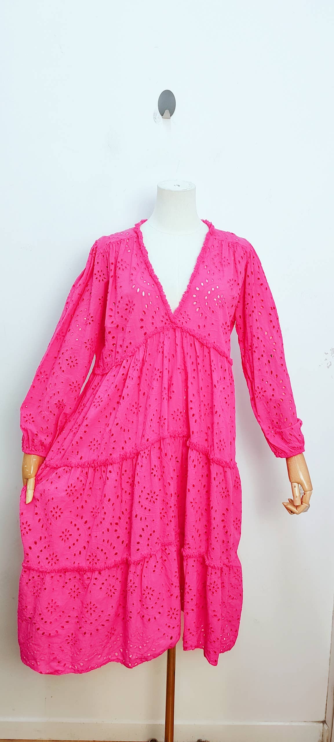 Robe En Broderie Anglaise- 10935