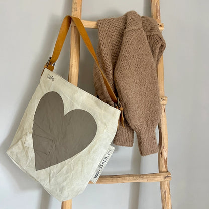 Sac coeur cappuccino (toile)