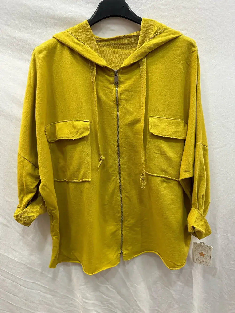 Gilet capuche avec zip et poches @8633_GZipPoches