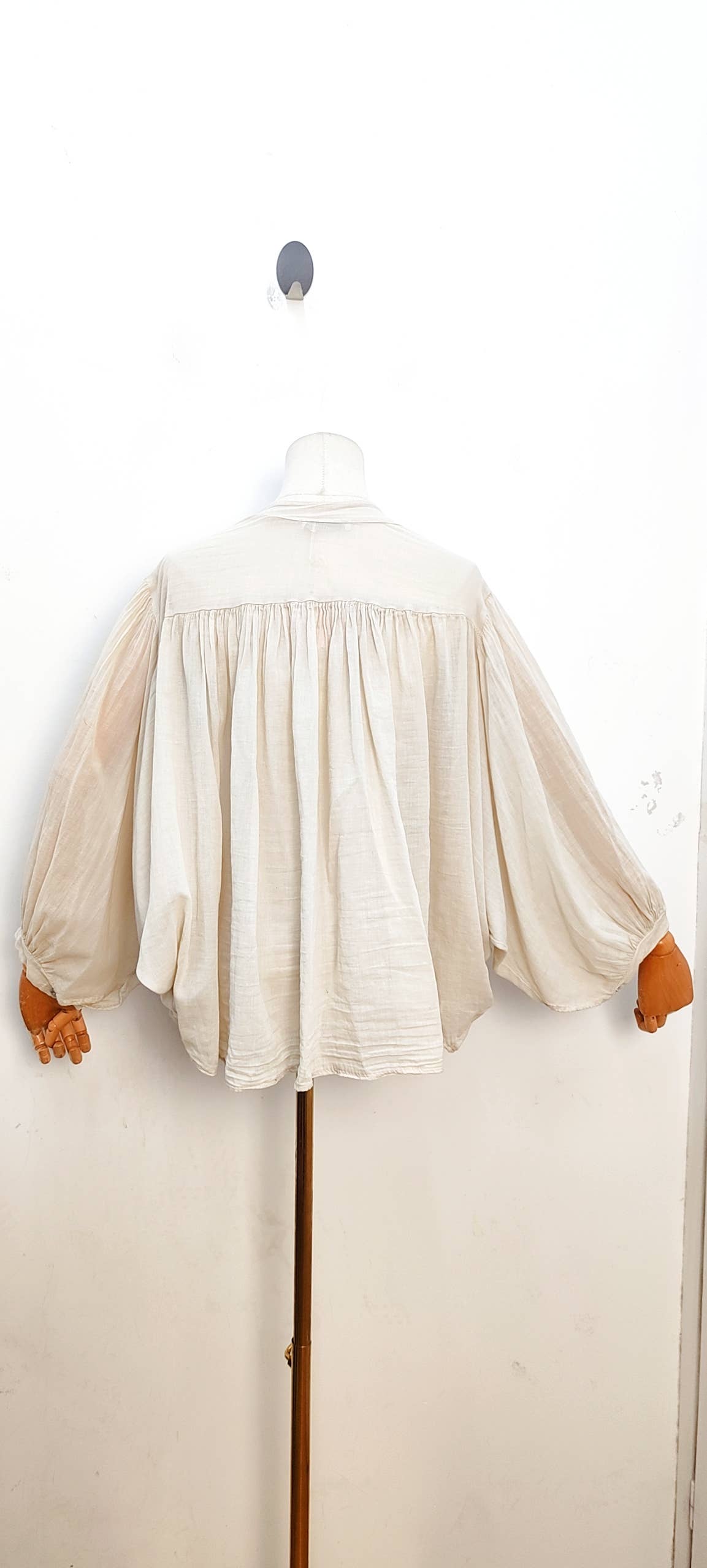 Blouse fluide manches longues ample bohème été