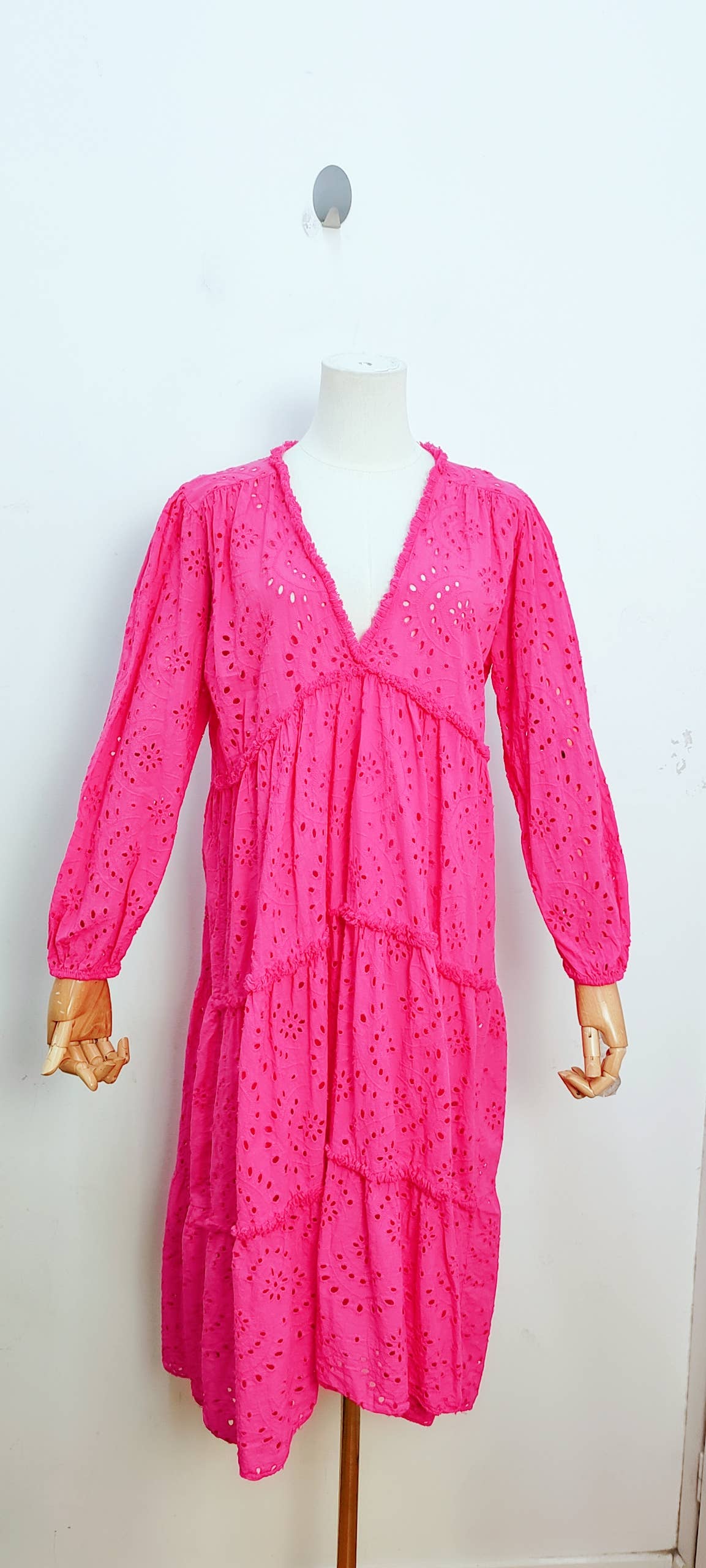 Robe En Broderie Anglaise- 10935