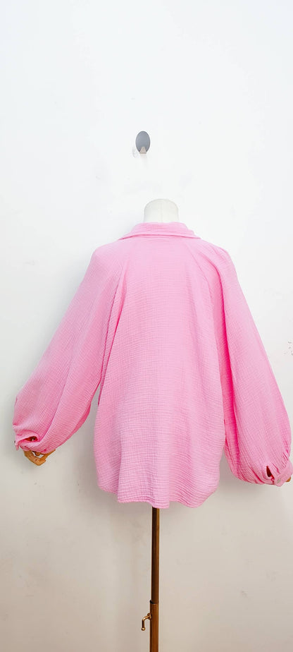 Blouse En Gaz De Coton- 11068g