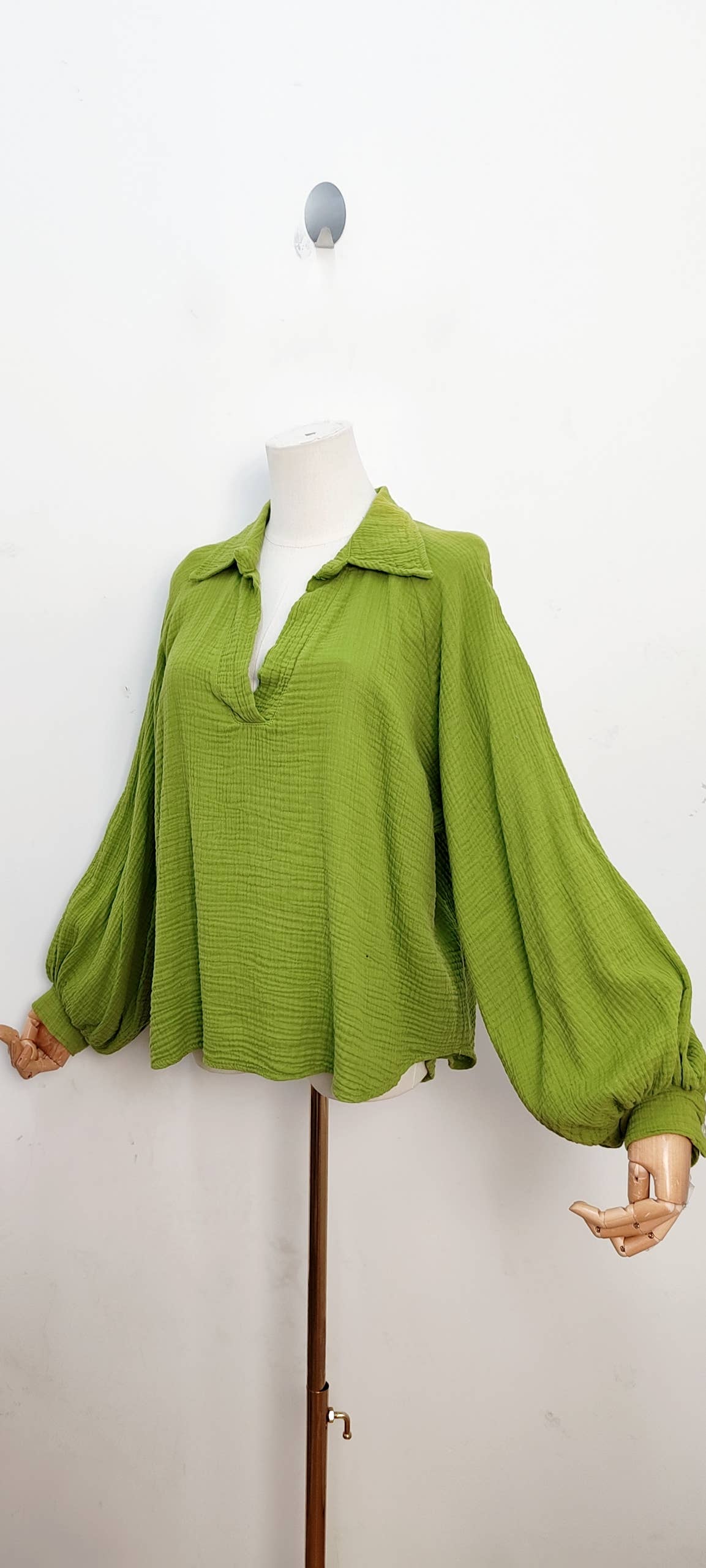 Blouse En Gaz De Coton- 11068g