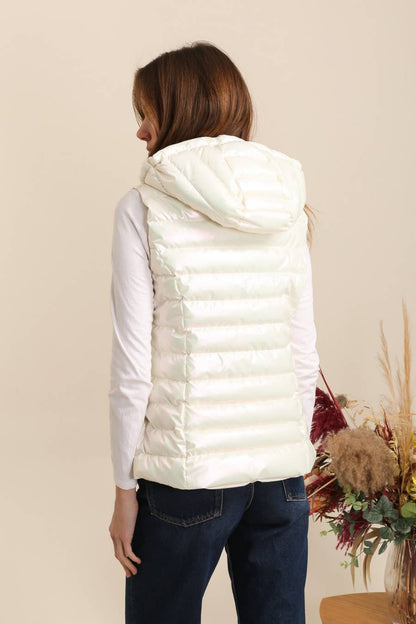 Doudoune réversible imperméable sans manches