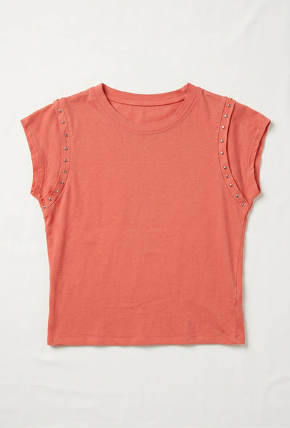 T-shirt à Clous en Coton @20653_TsClous