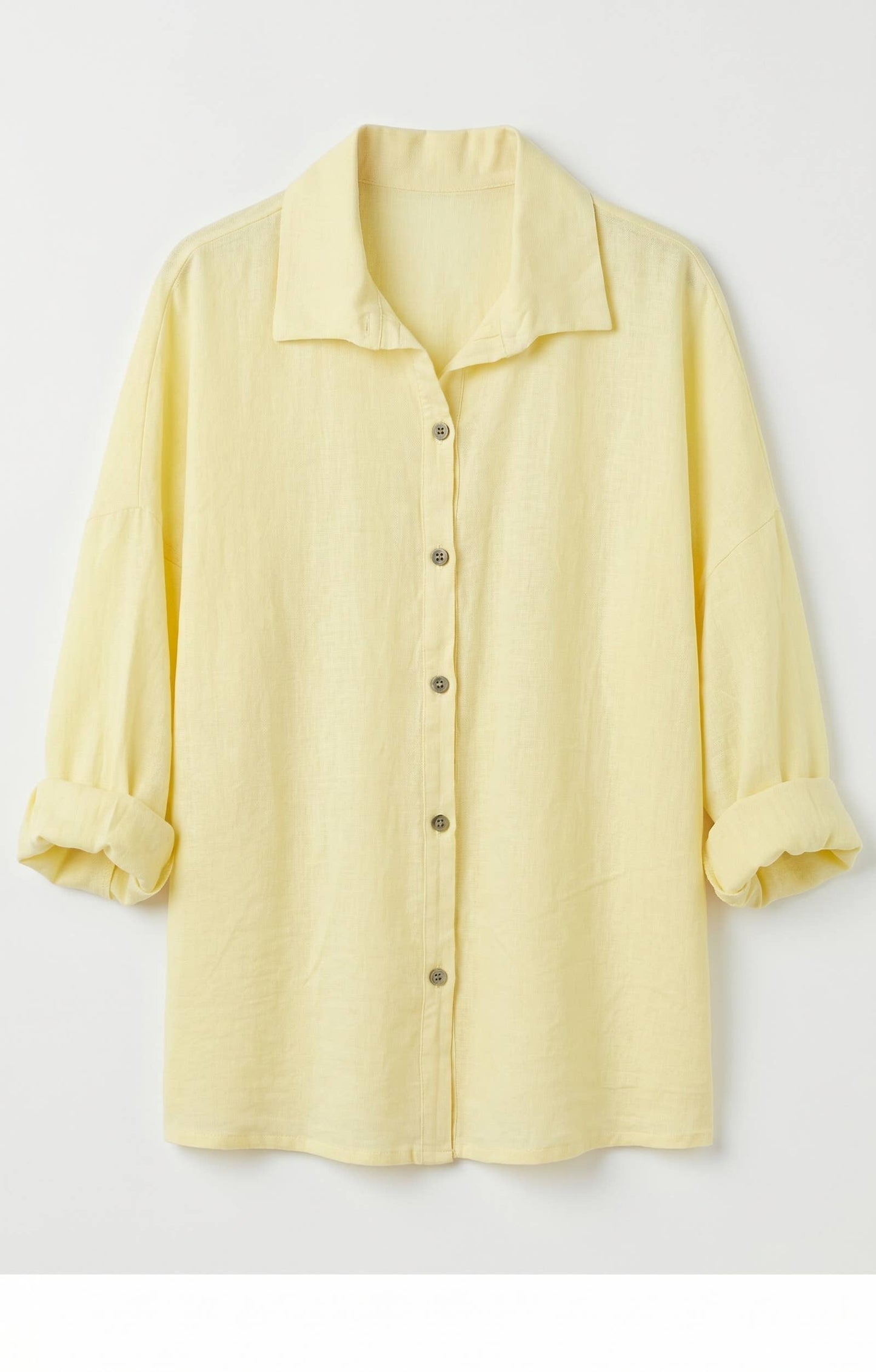 Chemise Oversize en Lin et Viscos @20664_ChLinUni