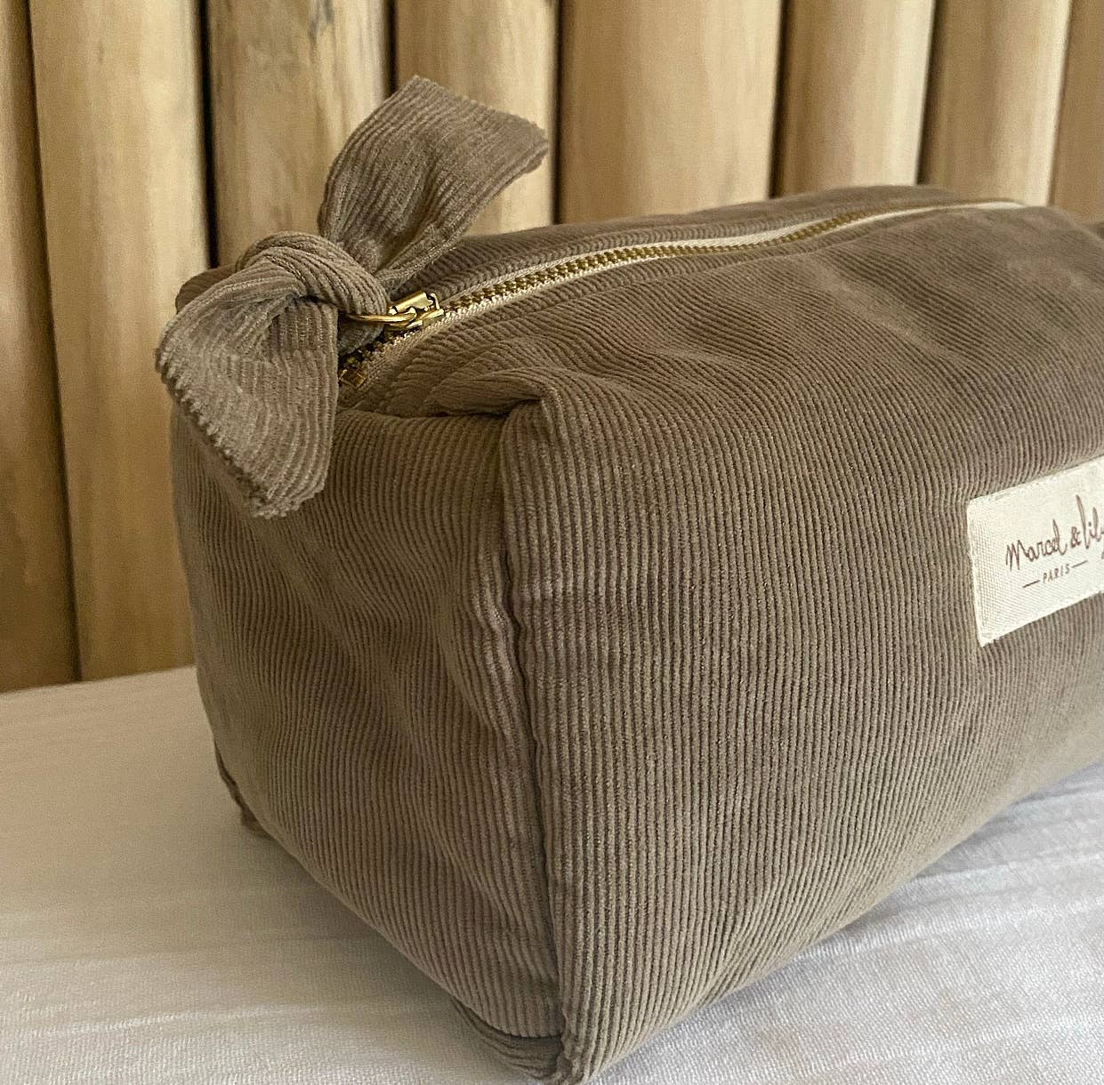 Trousse de toilette- Velours - Coconut