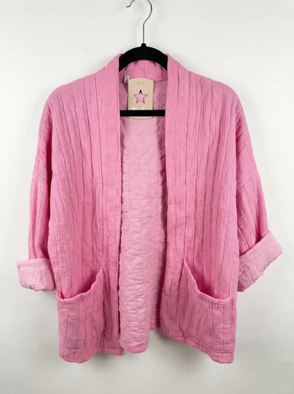 Veste matelassée en gaze de coton @5343_VesMatelasséGaze