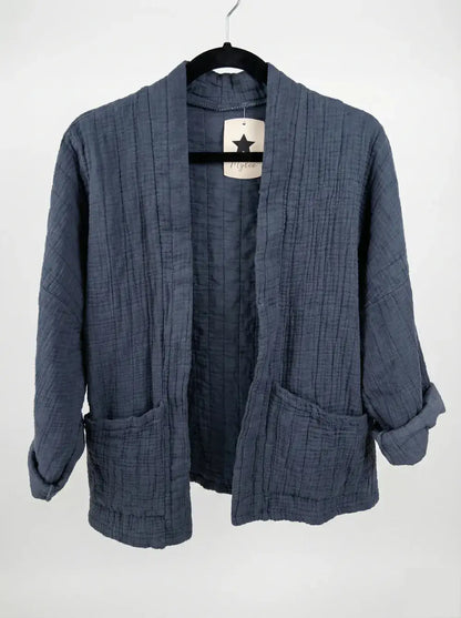 Veste matelassée en gaze de coton @5343_VesMatelasséGaze