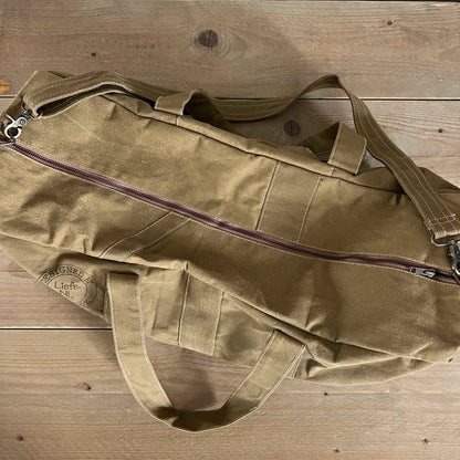 Sac de yoga et de sport vintage (toile foncée) - durable