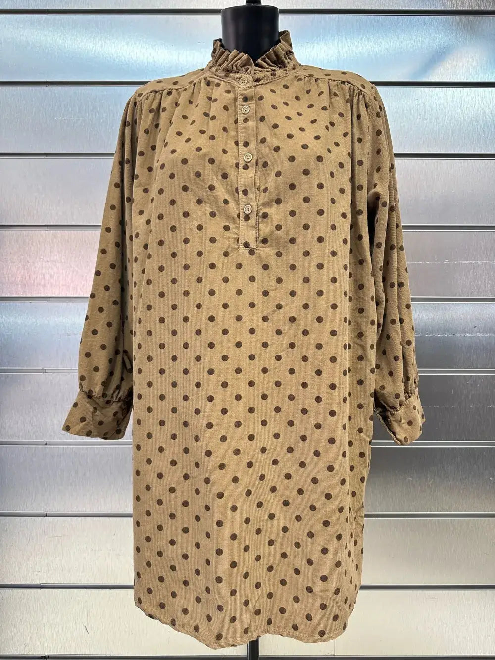 Robe En Velours Imprimé Aux Pois @69098Pois_RVPois