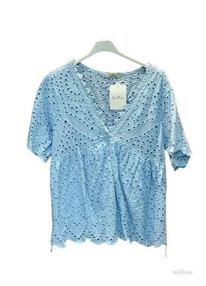 Haut broderie anglaise