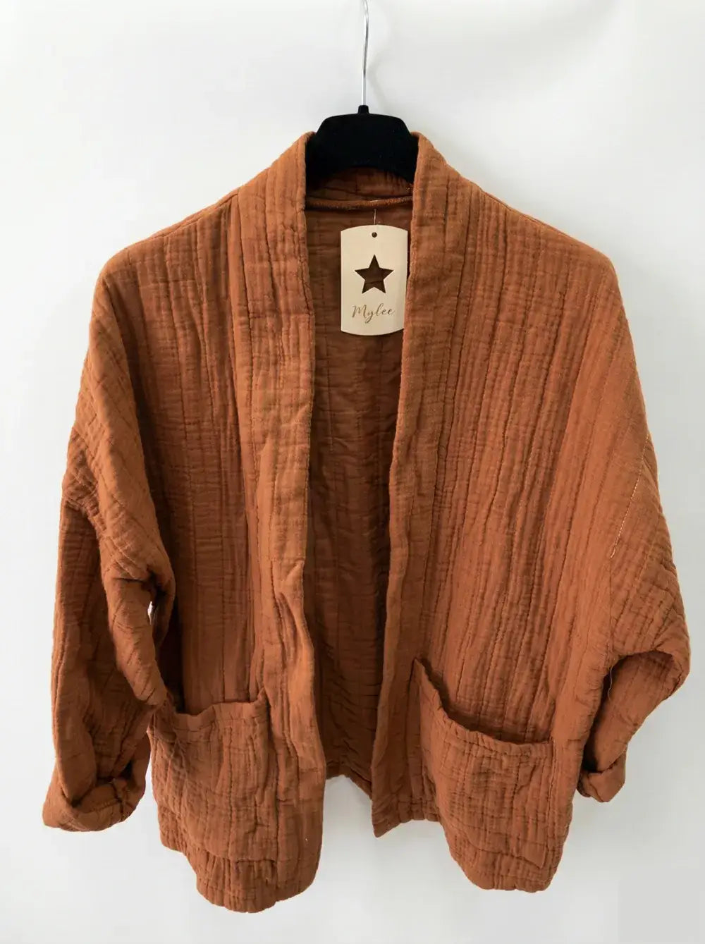 Veste matelassée en gaze de coton @5343_VesMatelasséGaze