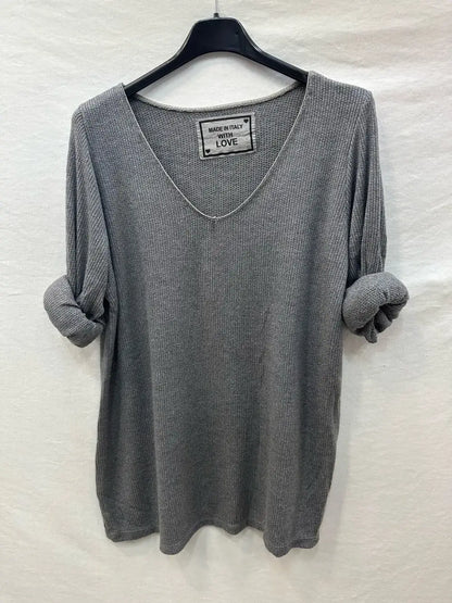 Haut Côtelée À Patchwork @92685_HMade