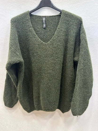 Pull Alpaga Epais Col V @33771_PuCoteletAlpaga