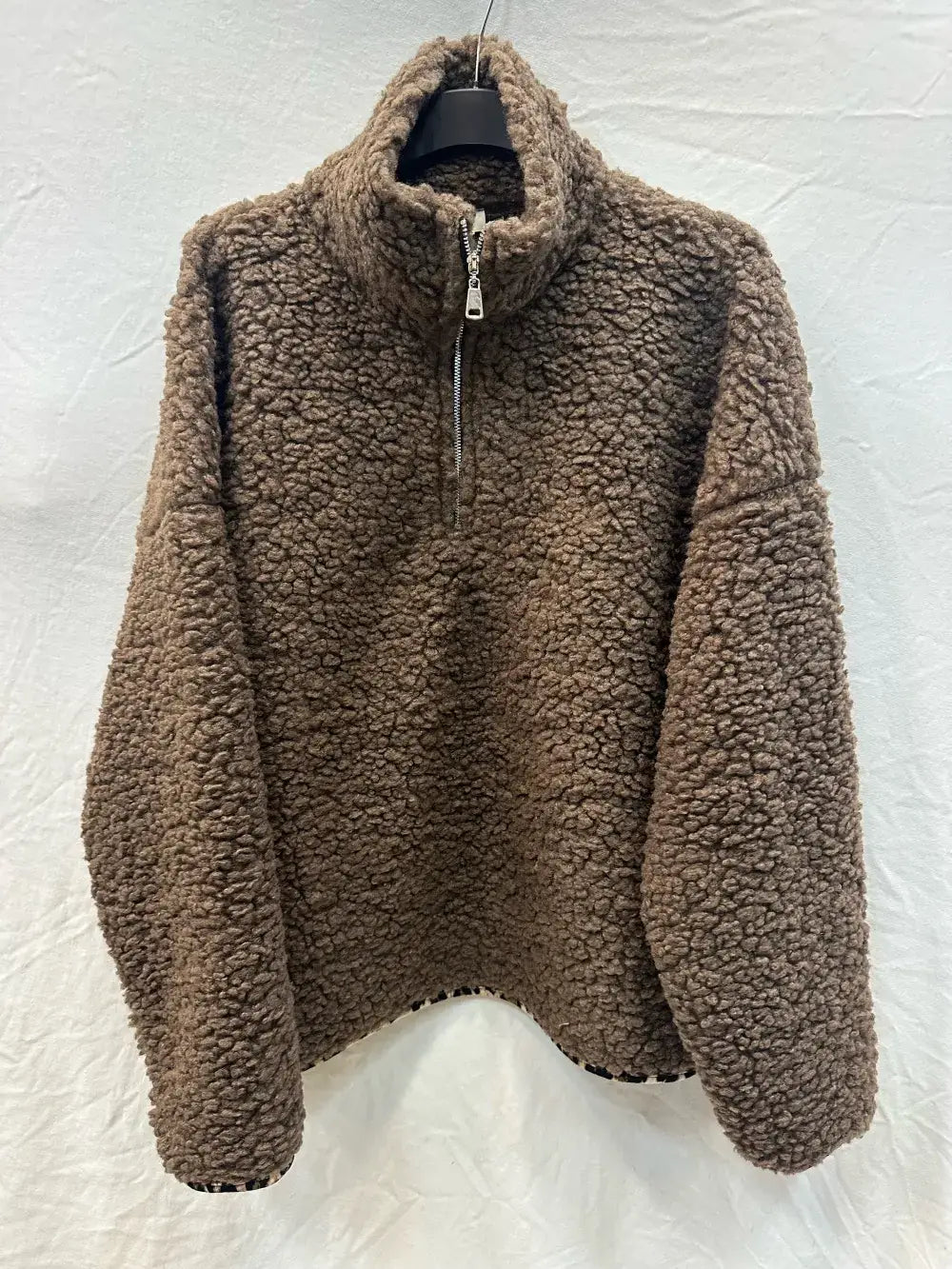 Haut Moumoute À Bordure Léopard @57351_HMoumouteVintage