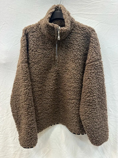 Haut Moumoute À Bordure Léopard @57351_HMoumouteVintage