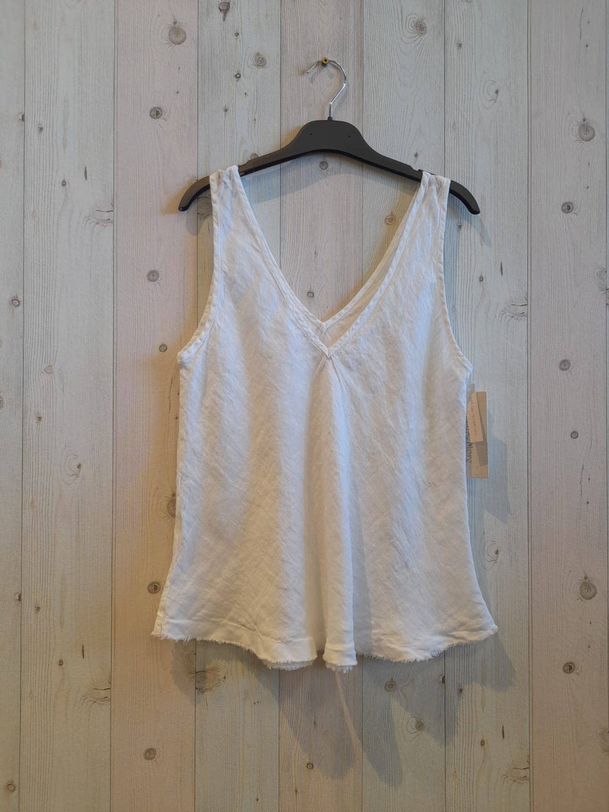 Ref-21591 T-shirt sans manches 100 % lin