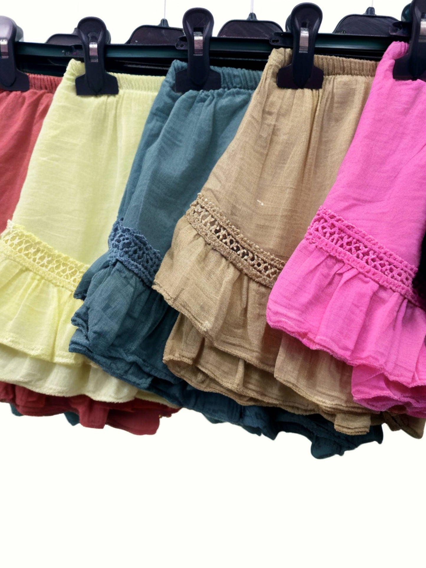 Short Jupe-Culotte à Volants @C85373_ShCulotteVC