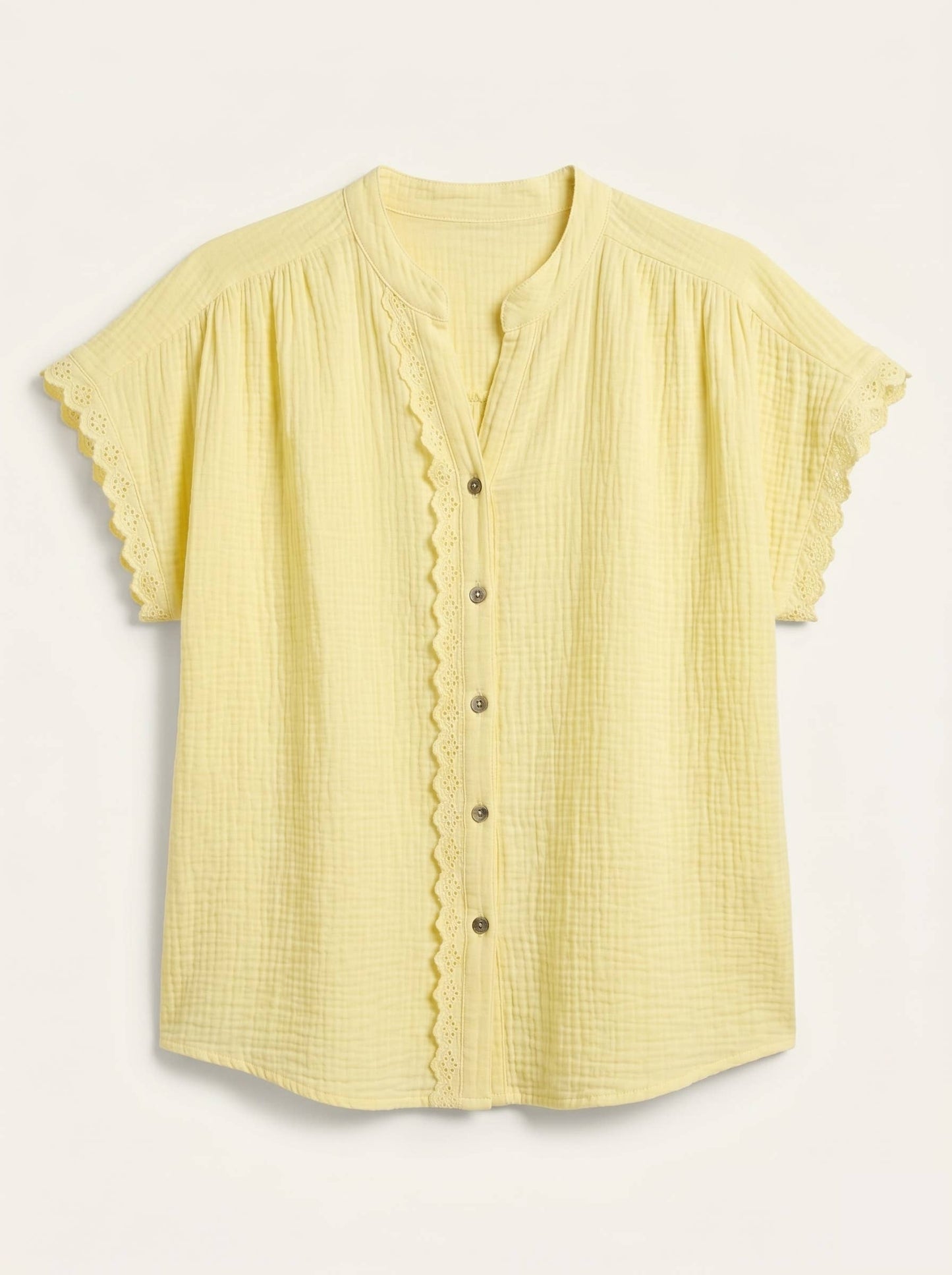 Blouse en Gaze de Coton à Broderies @3601_ChMcBroderie