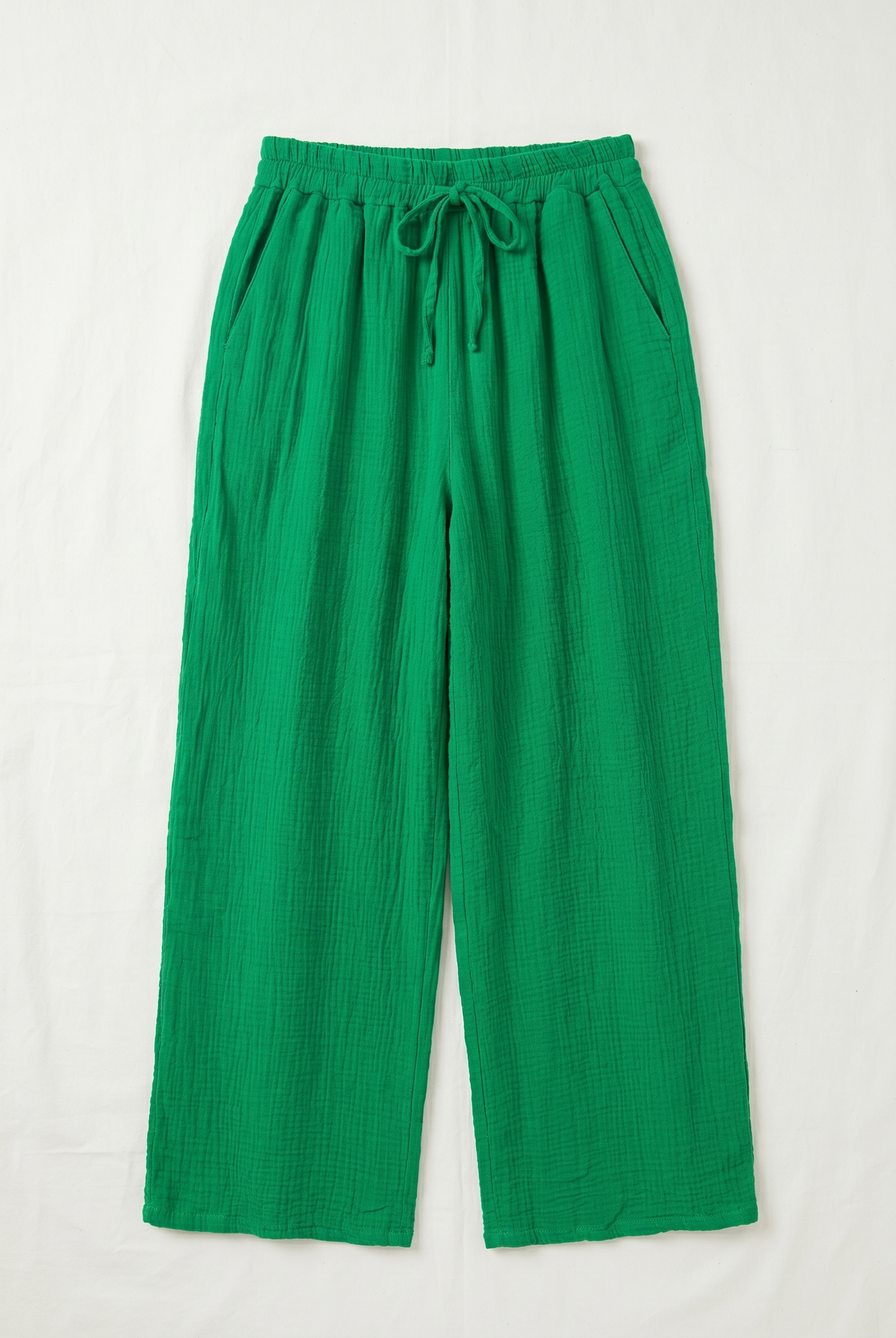 Pantalon Large en Gaze de Coton @5357_PGazePoches