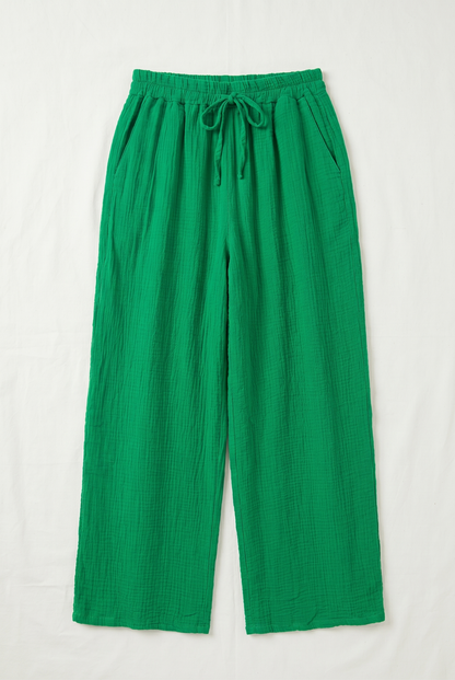 Pantalon Large en Gaze de Coton @5357_PGazePoches