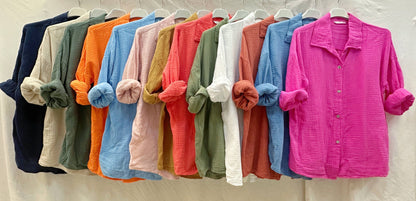 Chemise en Gaze de Coton @10787_ChGazeUni