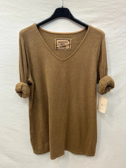 Haut Côtelée À Patchwork @92685_HMade