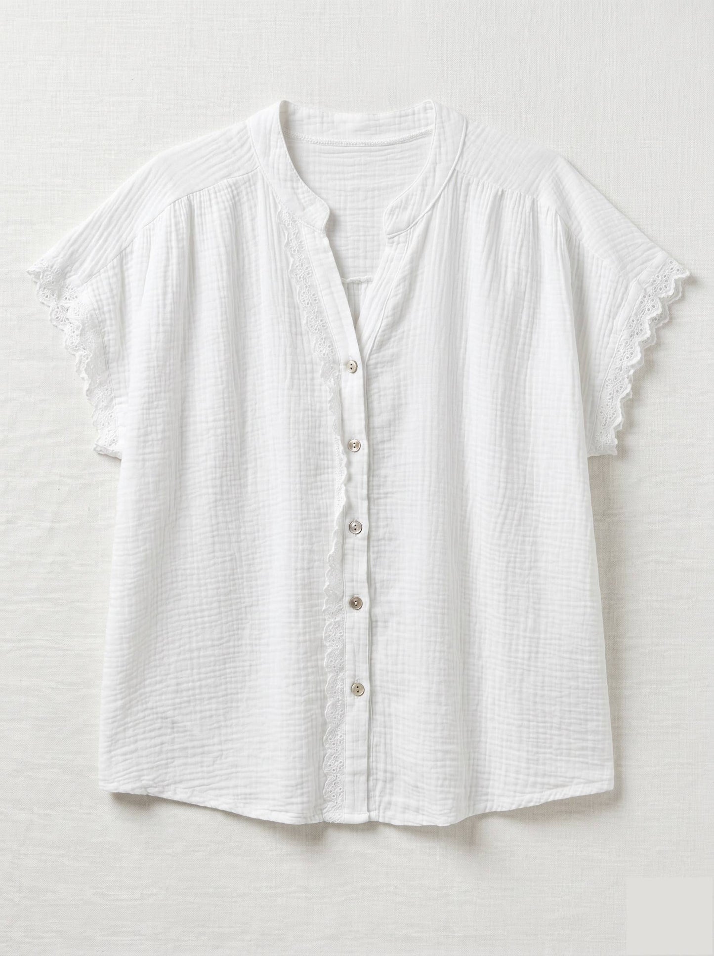 Blouse en Gaze de Coton à Broderies @3601_ChMcBroderie
