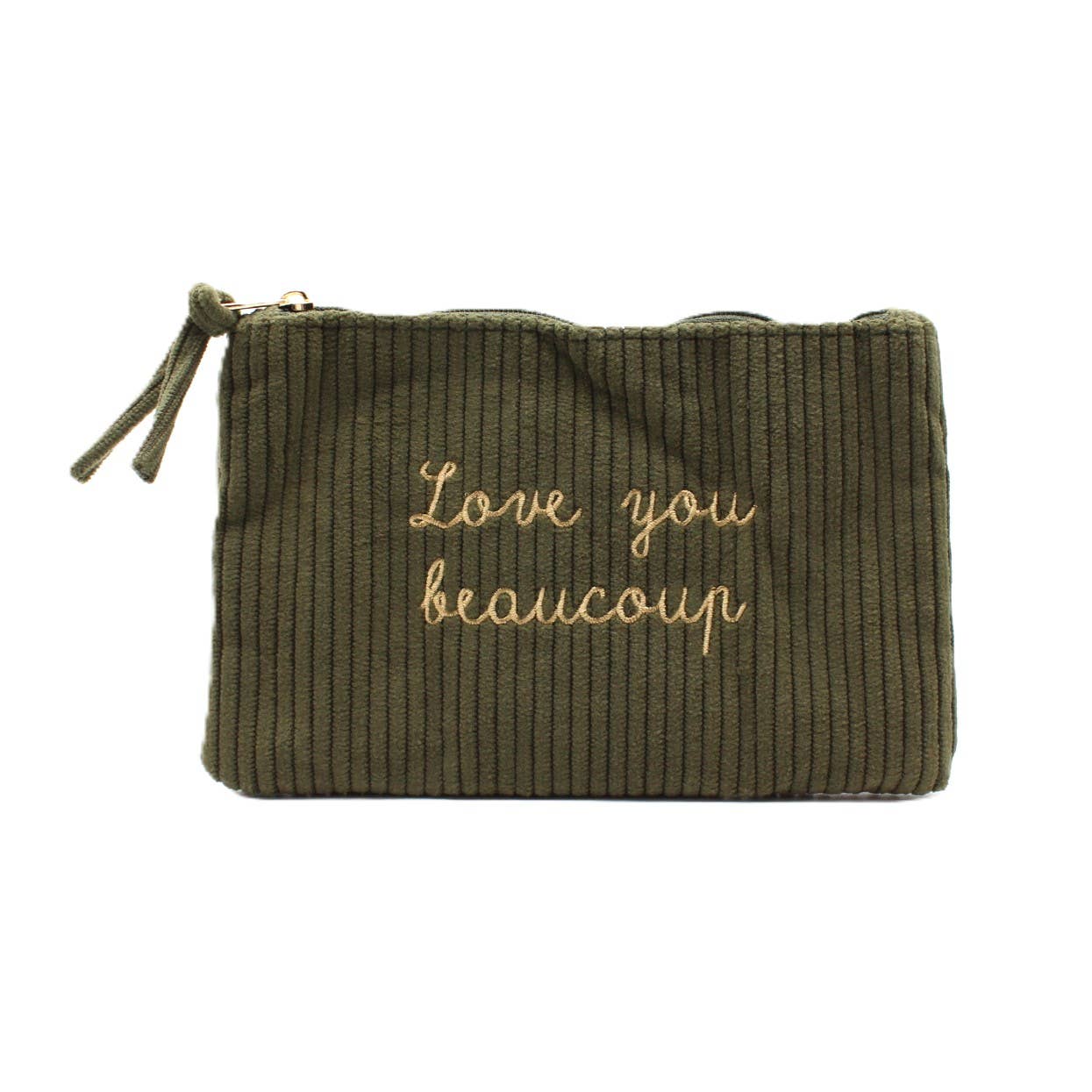 Pochette côtelée message - Love you