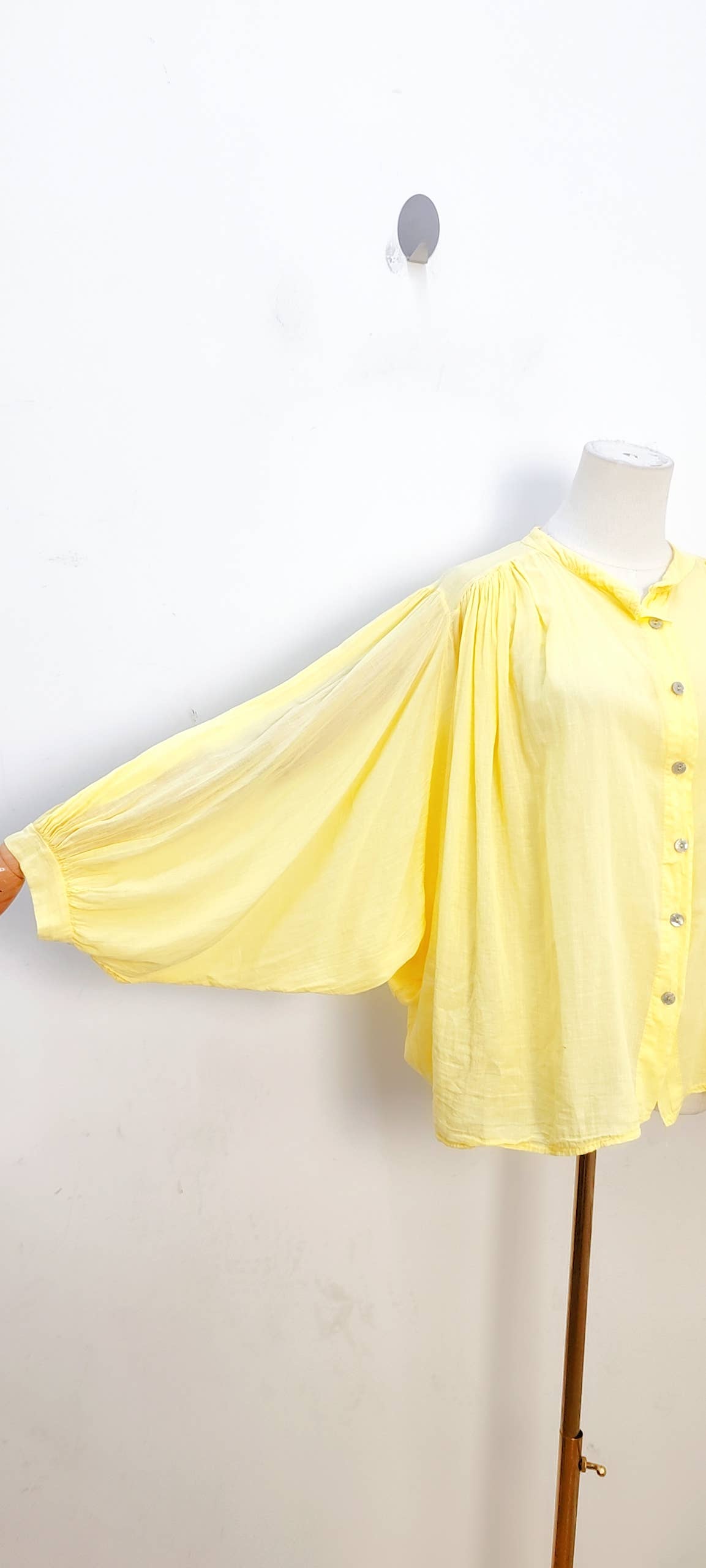 Blouse fluide manches longues ample bohème été