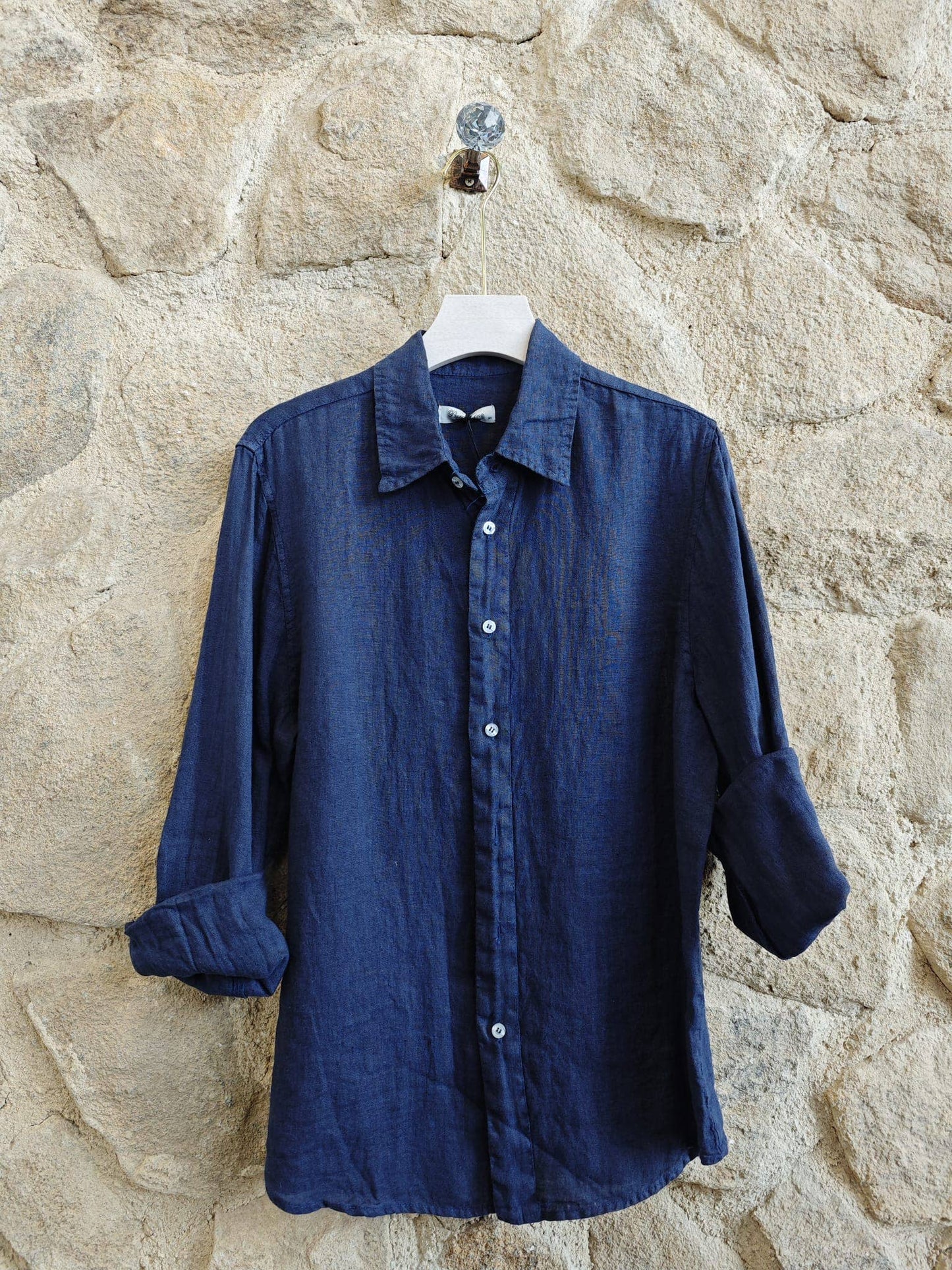 Chemise homme 100 % lin - Tailles M à 3XL