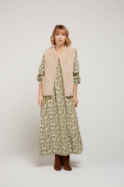 ROXANNE - Gilet moumoute sans manches