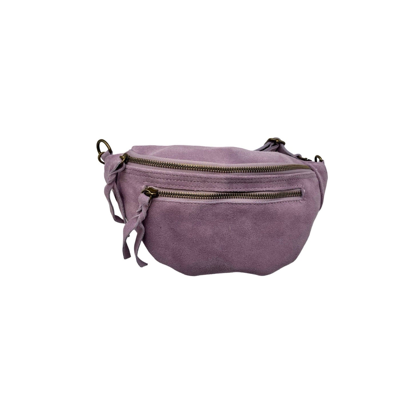 SAC BANANE CUIR DAIM MM