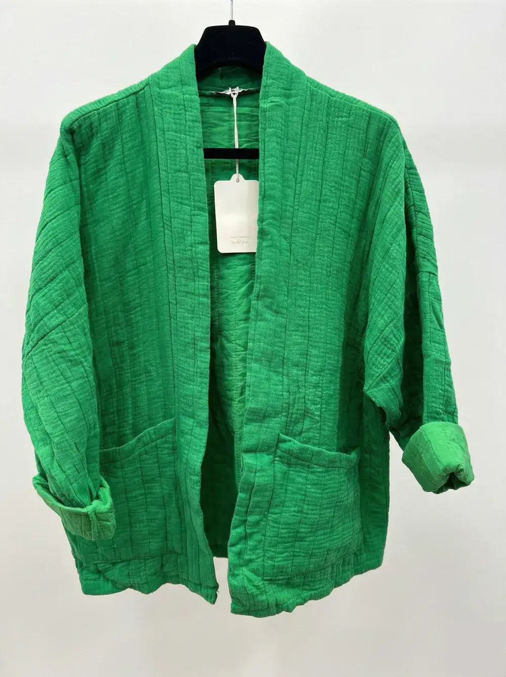 Veste matelassée en gaze de coton @5343_VesMatelasséGaze