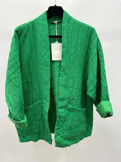 Veste matelassée en gaze de coton @5343_VesMatelasséGaze