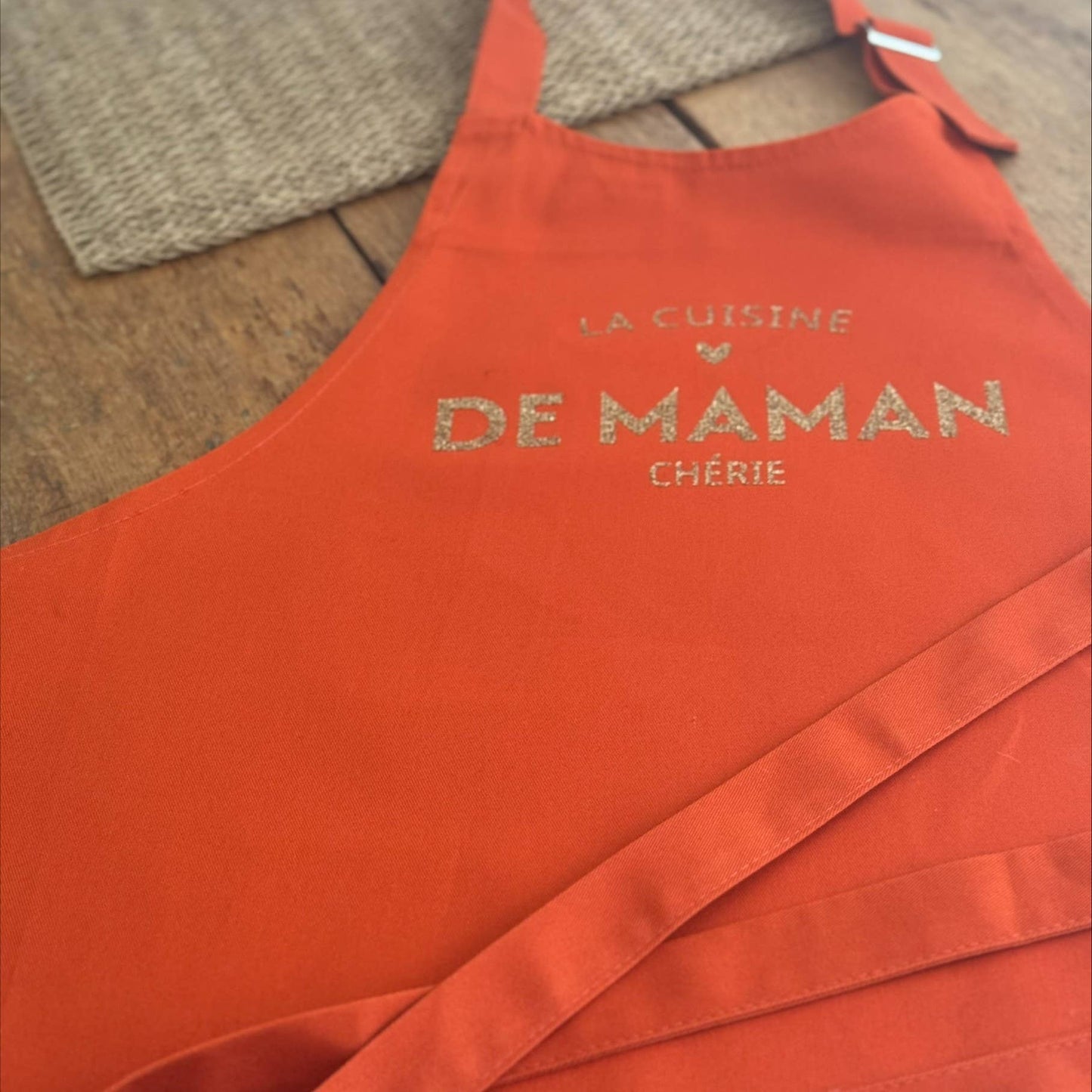 Tablier - La Cuisine de Maman Chérie - 5 coloris au choix