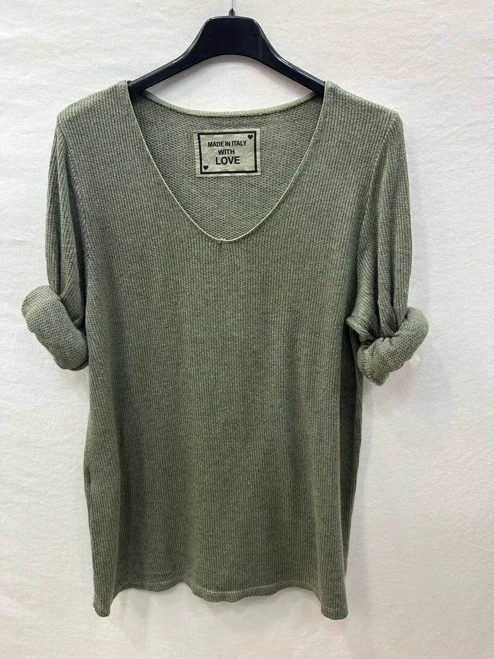 Haut Côtelée À Patchwork @92685_HMade