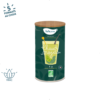 Chaud Mojito - Thé vert bio saveur menthe-citron