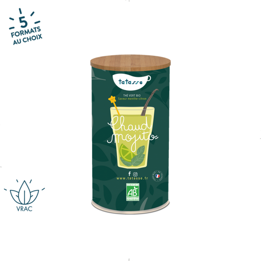Chaud Mojito - Thé vert bio saveur menthe-citron