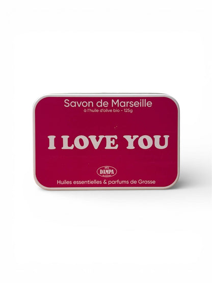 Savon de Marseille "I Love You" 125g avec sa boite métal