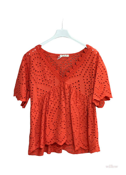 Haut broderie anglaise