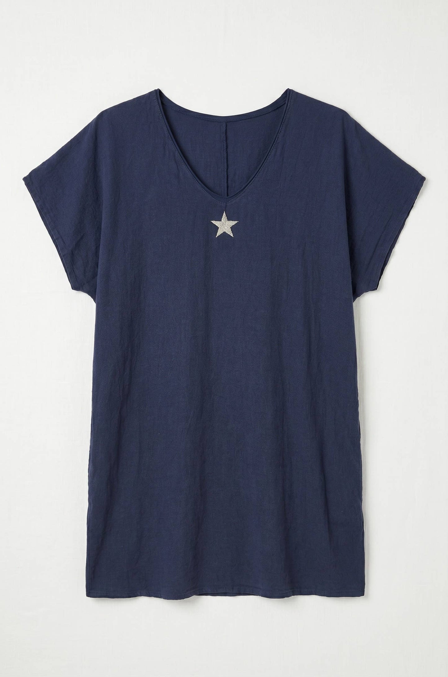 Robe Tunique en Lin et Viscose à Etoile @10788_REtoileLin
