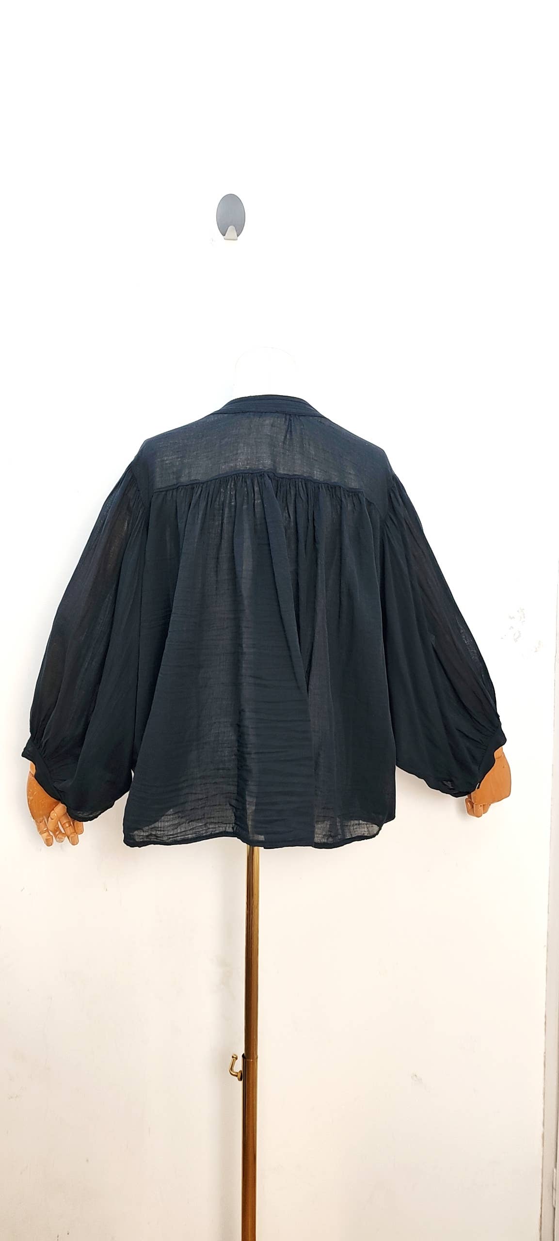 Blouse fluide manches longues ample bohème été