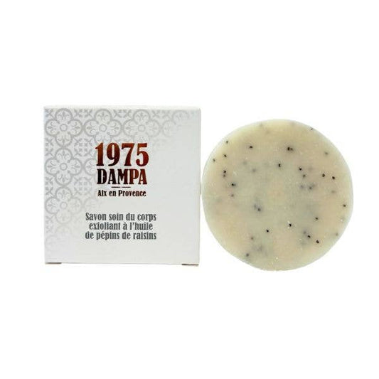 Savon soin du corps exfoliant à l'huile de pépin de raisins